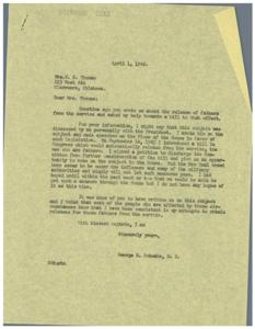 Efforts to Release Fathers from Service, 1945-09-14