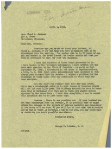 Efforts to Assist in Discharge from the Service, 1945-09-14