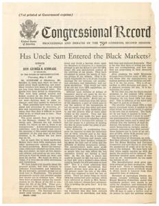 The Impact of OPA Regulations on Black Markets, 1946-05-09