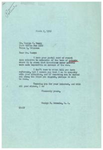 Correspondence Regarding Patent Extension, 1946-03-02