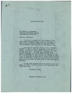 Request for Return of Patent Office to Washington, D.C., 1945-11-16