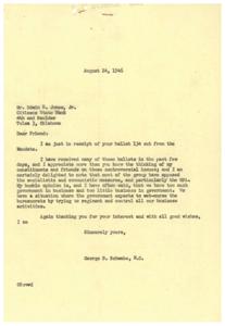 Public Opinion on Government Measures: August 24, 1946, 1946-08-24