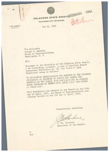 Resolution Calling for Price Increase on Crude Oil to Benefit Oklahoma, 1945-05-23