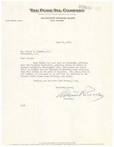 The Impact of the Doughton Resolution on the Oil Industry, 1945-06-20