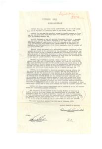 Resolution to Make Conservation Oil Payment Permanent, 1945-01-01 - 1946-12-31