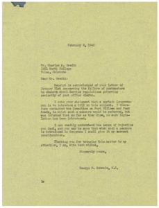 Seniority Rights for Post Office Clerks: A Call for Congressional Action, 1945-02-06