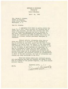 Support for Increased Pay for Postal Mail Carriers, 1945-04-24