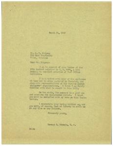 Support for H.R. 2071: A Letter from a Constituent, 1945-03-21