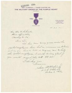Request for Salary Increase Bill Support from Honorable  Tho B Schwabe, 1945-01-01 - 1946-12-31