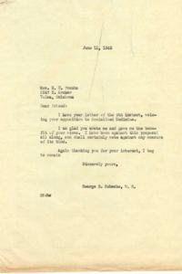 Correspondence Regarding Opposition to Socialized Medicine in 1946, 1946-06-11