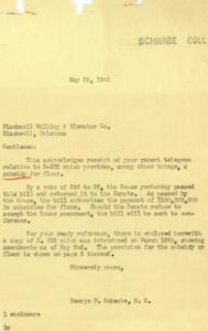 Correspondence Regarding the Passage of S-502 Flour Subsidy Bill in 1945, 1945-05-29