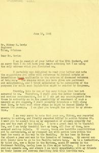 Correspondence Regarding Federal Estate Taxes for Deceased War Veterans, 1945-06-19