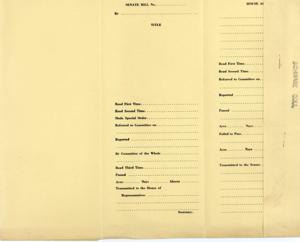 Legislative Process of a Bill in Senate and House of Representatives, 1945-01-01 - 1946-12-31