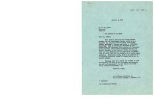 Correspondence Regarding Winfred C. La Groen&#39;s Transfer and Promotion in the Veterans Administration, 1946-08-08