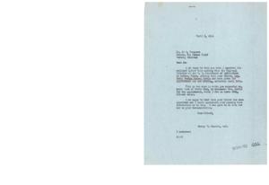 Correspondence Regarding Appointment of Mrs. Betty Jeanne Harned Martin to U.S. Department of Agriculture, 1946-03-26