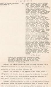 Senate Concurrent Resolution No.10: Memorializing Amendment of Federal Income Tax Law To Avoid State Discrimination, 1945-01-01 - 1946-12-31