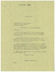 ["The document from the Brown-Dunkin Dry Goods Company expresses strong opposition to House Bill #2232, the Fair Employment Practice Act, stating that it would be difficult to administer and enforce and would lead to more racketeering and blackmailing in America. The company believes that passing the bill would add to the burdens already carried by businesses and industry and calls for the government to return control to the elected representatives of the people. The company fears that the bill would open employers up to prosecution by disgruntled job applicants and employees and warns that unless the legislation is stopped, the American system of competitive free enterprise will be irreparably damaged. Congressman George Schwabe responds to the letter, indicating that he agrees with the company's stance and will vote against the proposed legislation."]