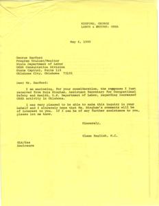 Response from United States Department of Labor on Increased OSHA Activity in Oklahoma, 1979-11-13