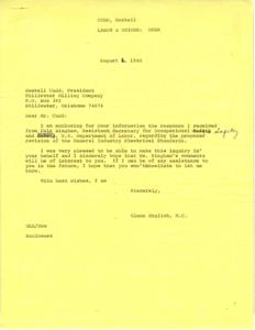 Response from OSHA Regarding Proposed Safety Revision: A Letter to Haskell Cudd, 1972-03-15
