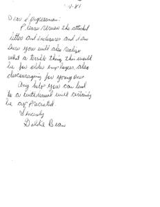 Personal Protest Against Proposed Changes in Fringe Benefits, 1991-01-01 - 1991-12-31