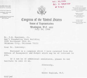 Response from Office of Management and Budget on Federal Acquisition Regulation Compliance, 1984-01-01 - 1984-12-31