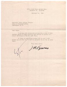 Request for Copy of Negro Devotion and Heroism Record, 1946-01-01 - 1946-12-31
