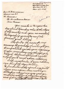 Letter of Congratulations to Honorable Helen Gahagan Douglas, 1946-01-01 - 1947-12-31