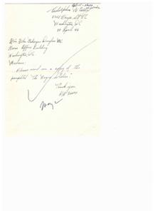 Request for Pamphlet: The Negro Soldier, 1946-01-01 - 1947-12-31