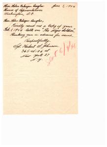 Request for Copy of Hon. Helen Gahagan Douglas&#39; Talk on The Negro Soldier, 1946-01-01 - 1947-12-31