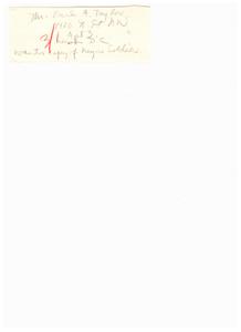 Request for Copy of &quot;Negro&quot; Soldier Documentary by Mr. Earl A. Taylor, 1946-01-01 - 1947-12-31