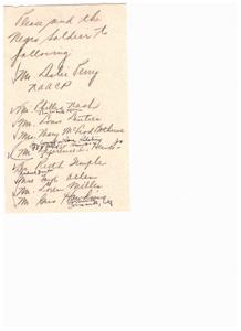 List of Names and Affiliations, 1946-01-01 - 1947-12-31