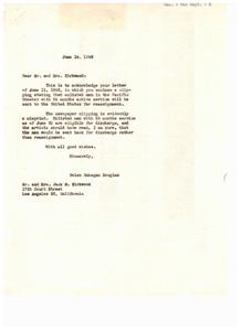 Misprint in Newspaper Clipping Regarding Transfer of Enlisted Men, 1946-01-01 - 1947-12-31