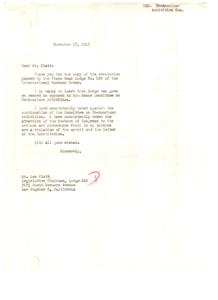 Resolution Against Un-American Activities: A Call for Freedom of Speech and Rights, 1947-11-06