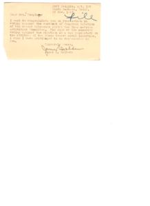Letter of Support for Helen Gahagan Douglas, 1947-01-01 - 1947-12-31