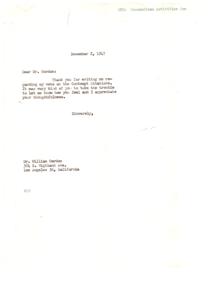 Support for Honorable  Helen Gahagan Douglas in Contempt Citations Vote, 1947-11-25