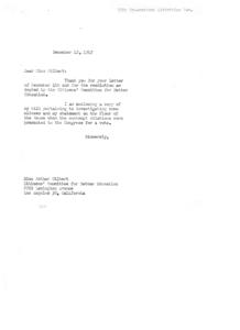 Resolution against the Thomas Un-American Activities Committee, 1947-12-12