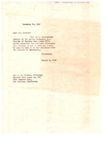 Motion of Thanks to California Representatives for Opposing Un-American Activities Committee, 1947-12-26