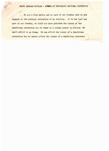 Helen Gahagan Douglas&#39; Pivotal Speech at the Democratic National Convention: A Call for Freedom, Leadership, and Responsibility, 1944-01-01 - 1944-12-31