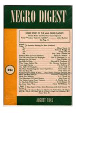 Race Relations in America: A Closer Look, 1943-01-27
