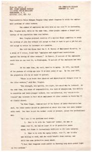 Challenges and Solutions for Older Workers: A Call to Action by Honorable  Helen Gahagan Douglas, 1950-01-01 - 1950-12-31