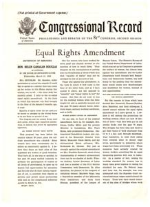 Protecting Women&#39;s Rights: The Equal Rights Amendment Debate, 1950-03-22