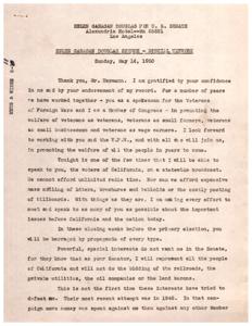 Helen Gahagan Douglas: A Vision for California and the Nation, 1950-05-14
