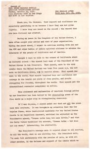 The Path to Peace and Progress: A Speech by Honorable  Helen Gahagan Douglas, 1950-10-23