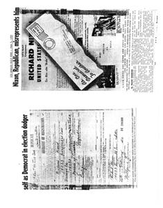 Republican Nixon&#39;s Misrepresentation: A Democratic Dodger Election Scandal, 1950-01-01 - 1950-12-31