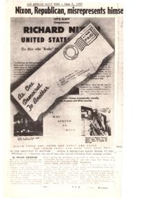 Richard Nixon&#39;s Misrepresentation: A Deceptive Campaign Strategy, 1950-06-05