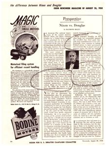 The Political Battle: Nixon vs. Douglas, 1950-08-28