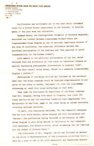 The Battle for California: Congressman Richard Nixon vs. Congresswoman Helen Douglas, 1950-01-01 - 1950-12-31