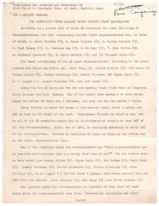 Rating Pacific Coast Legislators: The Washington Press Gallery Survey, 1950-01-01 - 1950-12-31