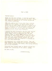 Response to Newspaper Scandal, May 6, 1953, 1953-05-06