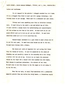 Victory Beyond War: Helen Gahagan Douglas&#39; Vision for Peace and Progress, 1944-05-02